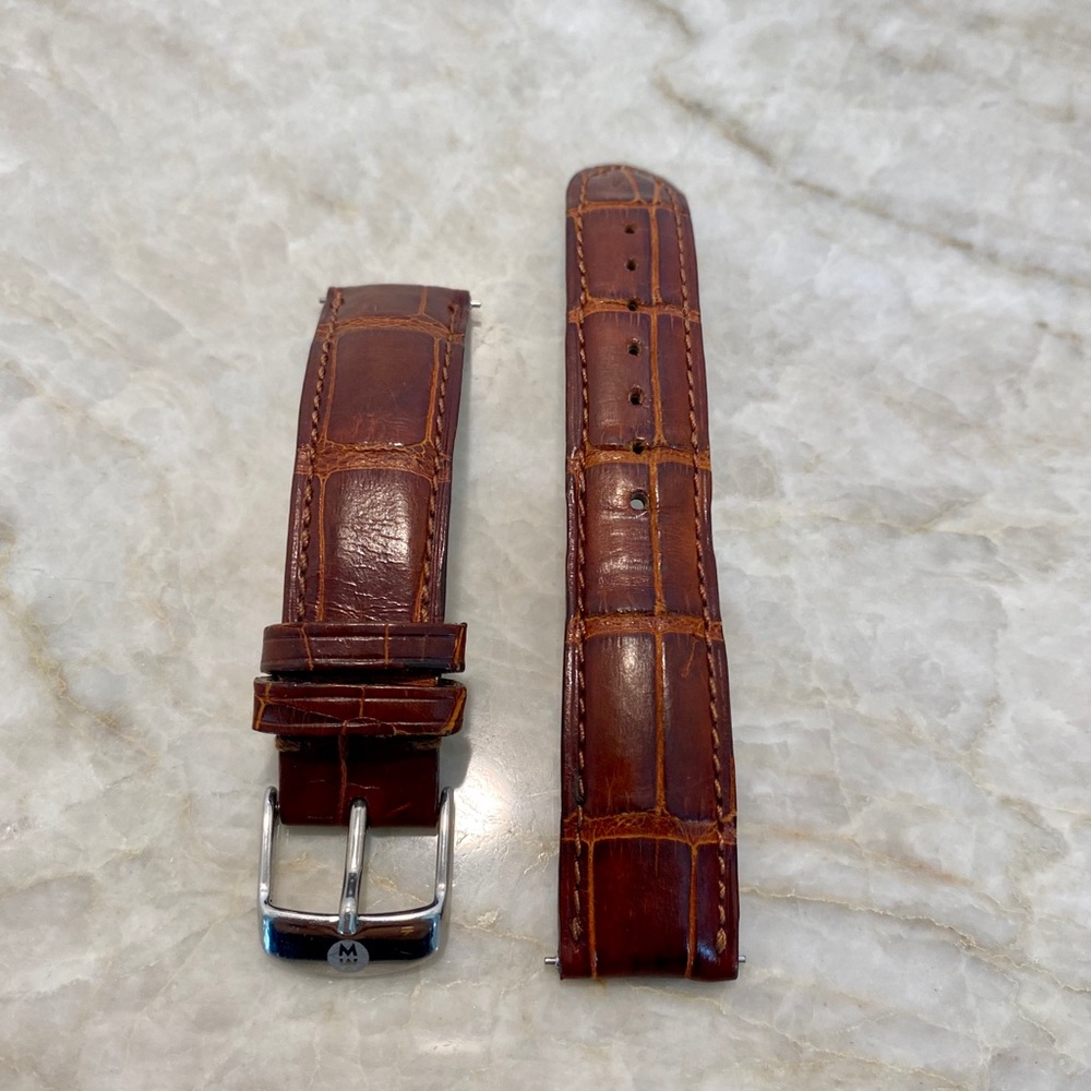 Michele watch strap- Genuine Alligator